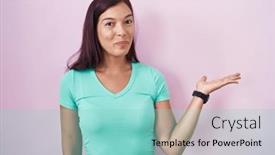  Presentation with hand palm - 