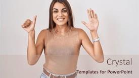  Presentation with confident young hispanic woman - 