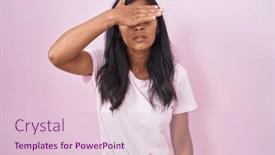  Presentation with sad woman - 