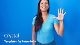  Presentation with confident young hispanic woman - 