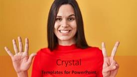  Presentation with confident young hispanic woman - 