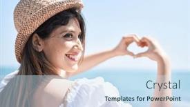  Presentation with hands heart - 