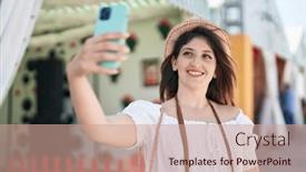  Presentation with confident young hispanic woman - 