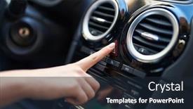  Presentation with pilot - Slide deck enhanced with young-hispanic-woman-turning background and a wine colored foreground