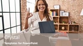  Presentation with laptop blank screen - 