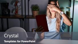  Presentation with woman sad - 