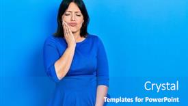  Presentation with illness - Presentation with young-hispanic-woman-wearing-casual background and a teal colored foreground