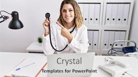  Presentation with medical smiling doctor - 