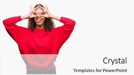  Presentation with sexy santa woman red - PPT layouts enhanced with young hispanic woman wearing red background and a  colored foreground