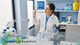  Presentation with test tube laboratory - 