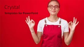  Presentation with waitress - 