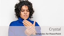  Presentation with arthritis - Colorful slide deck enhanced with young-hispanic-woman-with-curly backdrop and a lemonade colored foreground