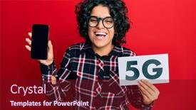  Presentation with curly hair - Audience pleasing slide set consisting of young-hispanic-woman-with-curly backdrop and a wine colored foreground