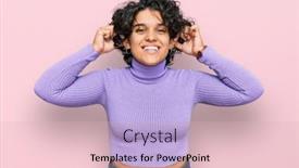  Presentation with curly hair - Audience pleasing slide deck consisting of young-hispanic-woman-with-curly backdrop and a lemonade colored foreground