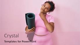  Presentation with infection - Presentation enhanced with young-hispanic-woman-with-curly background and a lemonade colored foreground