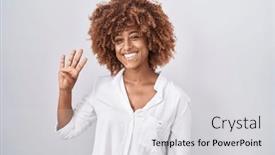  Presentation with confident young hispanic woman - 