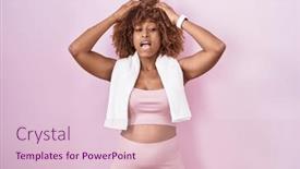  Presentation with woman hands open - 