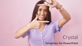  Presentation with frame pink - 