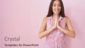  Presentation with forgiveness - PPT layouts having young-hispanic-woman-with-long background and a lemonade colored foreground