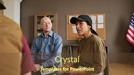  Presentation with ptsd - Theme consisting of young-hispanic-woman-with-ptsd background and a tawny brown colored foreground