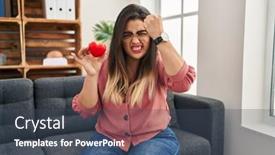  Presentation with couple therapy - PPT layouts consisting of young-hispanic-woman-working background and a ocean colored foreground