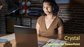  Presentation with woman crying - 