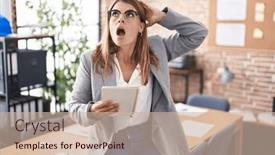  Presentation with woman hands open - 