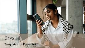  Presentation with indian woman - 