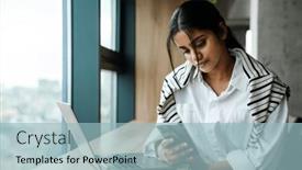  Presentation with indian woman - 