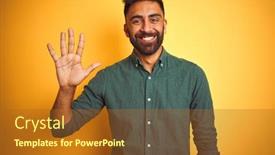  Presentation with indian - PPT layouts having young-indian-businessman-wearing-elegant background and a tawny brown colored foreground