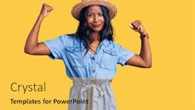  Presentation with indian - Presentation with young-indian-girl-wearing-summer background and a yellow colored foreground