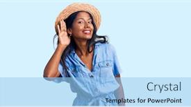  Presentation with indian - PPT layouts having young-indian-girl-wearing-summer background and a light blue colored foreground