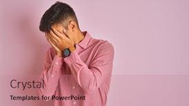  Presentation with indian - Audience pleasing slide set consisting of young-indian-man-wearing-elegant backdrop and a coral colored foreground
