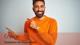  Presentation with indian ganesh chathurthi - Slide set with young-indian-man-wearing-orange background and a red colored foreground
