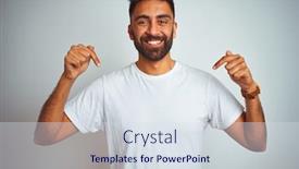  Presentation with indian - Slides featuring young-indian-man-wearing-t background and a sky blue colored foreground