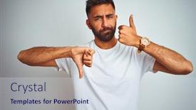  Presentation with indian - Beautiful theme featuring young-indian-man-wearing-t backdrop and a sky blue colored foreground