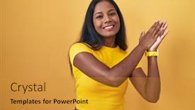  Presentation with indian woman - 