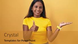  Presentation with indian woman - 