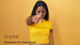  Presentation with indian woman - 