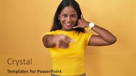  Presentation with indian woman - 