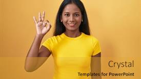  Presentation with indian woman - 