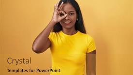  Presentation with indian woman - 