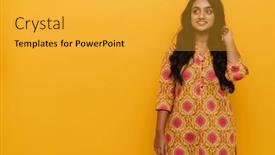  Presentation with indian woman - 