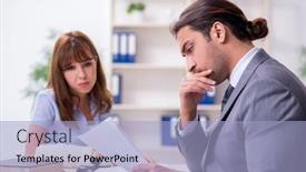  Presentation with courtroom - Amazing PPT layouts having young-injured-woman-and-male backdrop and a light blue colored foreground