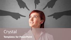  Presentation with student - Slide deck featuring young-innocent-student-with-pointing background and a gray colored foreground