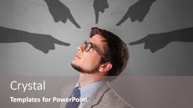  Presentation with student - Theme with young-innocent-student-with-pointing background and a gray colored foreground