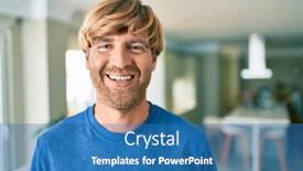  Presentation with irish - Amazing theme having young-irish-man-smiling-happy backdrop and a teal colored foreground