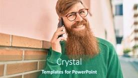  Presentation with irish - Slides having young-irish-man-with-redhead background and a ocean colored foreground