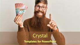  Presentation with irish - Amazing slide deck having young-irish-redhead-man-holding backdrop and a tawny brown colored foreground