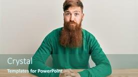  Presentation with irish - Beautiful PPT layouts featuring young-irish-redhead-man-wearing backdrop and a  colored foreground